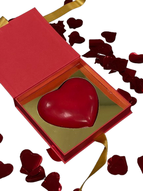 Шоколадное сердце большое